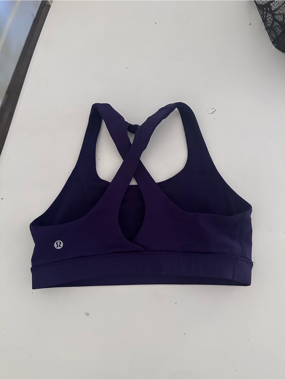 Lululemon Purple Cross-Back Sports Bra Size 8 Medium Support